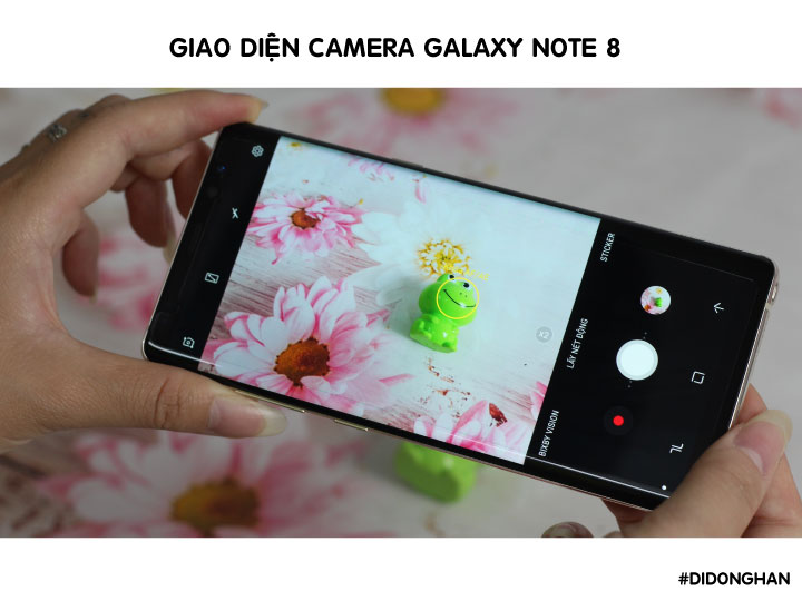 giao dien camera galaxy Note 8
