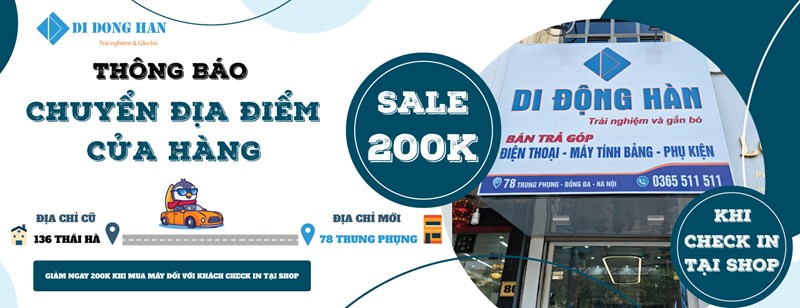 DIDONGHAN THAY ĐỔI ĐỊA ĐIỂM SHOP