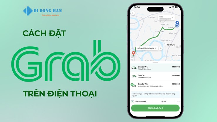 Cách đặt xe Grab trên điện thoại cho người mới bắt đầu