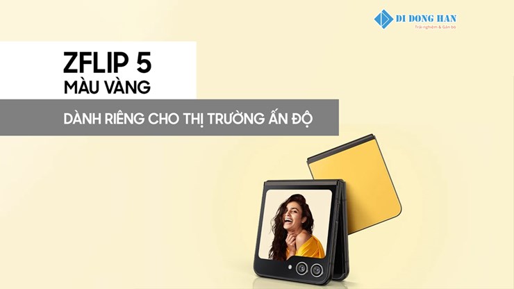 Galaxy Z Flip 5 màu Vàng dành riêng cho thị trường Ấn Độ có gì đặc biệt?