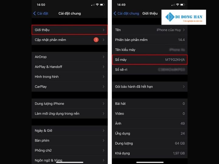 Cách nhận diện số máy iPhone bắt đầu bằng chữ M và ý nghĩa của nó
