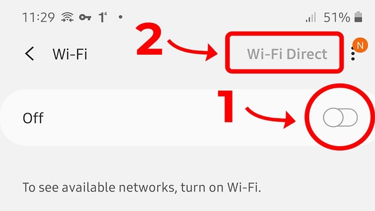 Hướng dẫn sử dụng Wi-Fi Direct trên Android