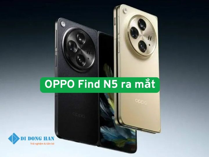 OPPO Find N5 ra mắt: Mỏng nhất trong điện thoại gập hiện nay