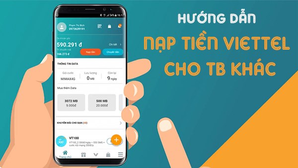 Cách bắn tiền Viettel cho thuê bao khác nhanh, dễ thực hiện
