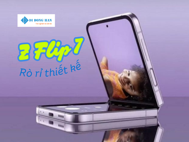 Rò rỉ thiết kế Galaxy Z Flip 7: Màn hình phụ lớn hơn, nếp gập ít lộ hơn
