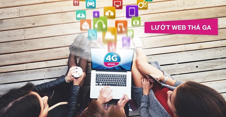 Tất tần tật gói cước 4G dùng thả ga không lo hết tốc độ cao