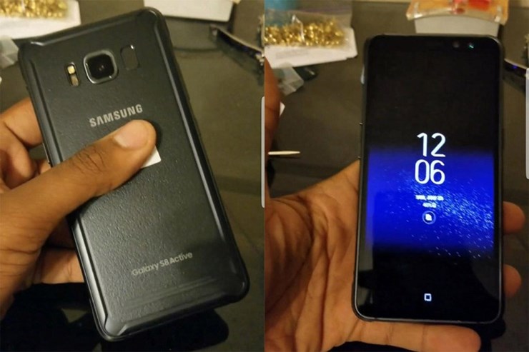 Lộ ảnh thực tế Samsung Galaxy S8 Active