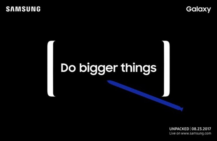 Samsung xác nhận ngày ra mắt Galaxy Note 8