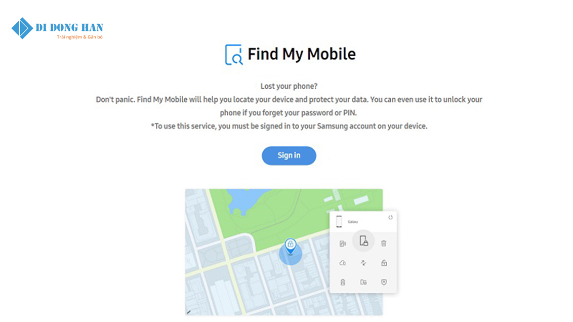 đăng nhập tài khoản samsung trên find my mobile ddh.jpg