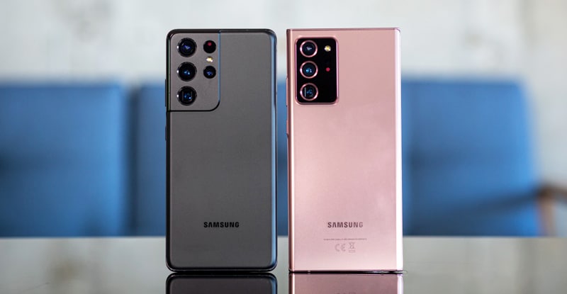 Sự khác biệt camera Note 20 Ultra và S21 Ultra.