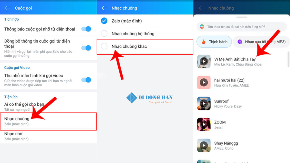 cài đặt bài hát trên ZingMP3 làm nhạc chờ zalo.jpg