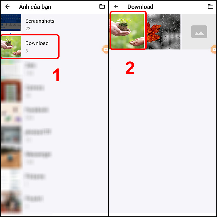 Bước 3: Nhấn Chọn ảnh từ thư viện > Bấm Cho phép để cấp quyền truy cập cho ứng dụng.