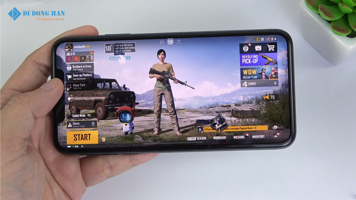 minh họa khả năng chơi game với hiệu năng đỉnh trên iPhone 11 Pro max.jpg
