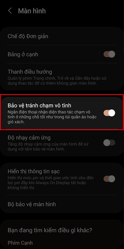 Bảo vệ tránh chạm vô tình