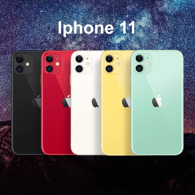 Các màu của iPhone 11 Quốc Tế 64GB