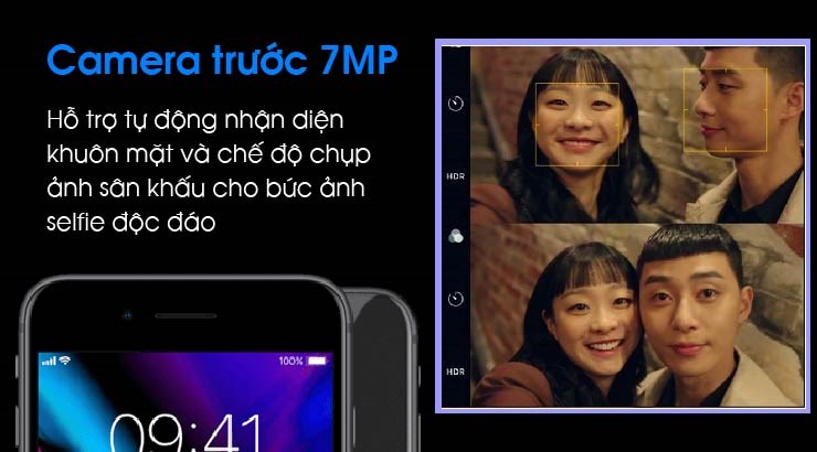 Camera trước của iPhone 8 quốc tế