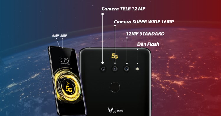 Camera của LG V50 Xách tay Hàn Quốc
