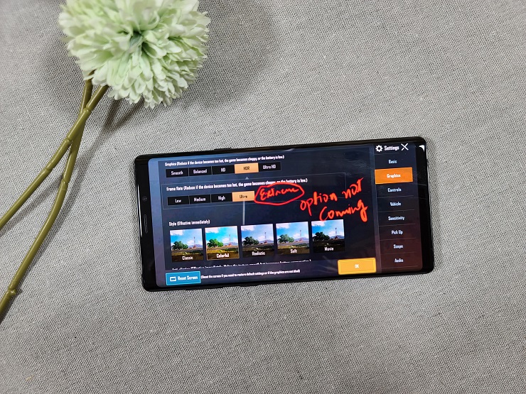 Chơi PUBG trên galaxy Note 9 xách tay Mỹ