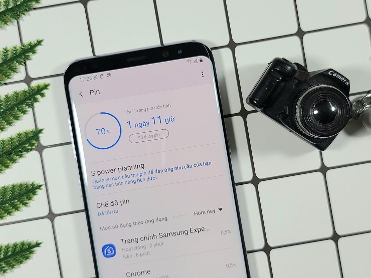 Dung lượng Pin của Galaxy S8 Plus Quốc tế