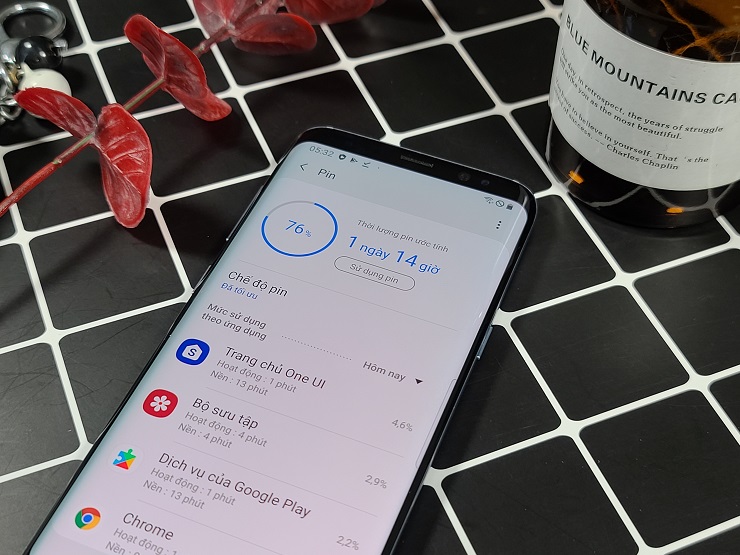 Dung lượng pin của Galaxy S8 xách tay Hàn Quốc