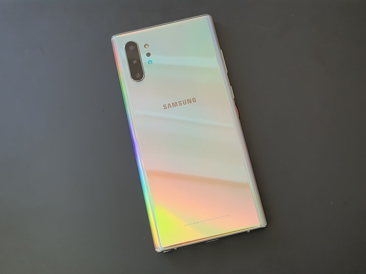 Galaxy Note 10 Plus 5G xach tay Han Quoc mau cau vong