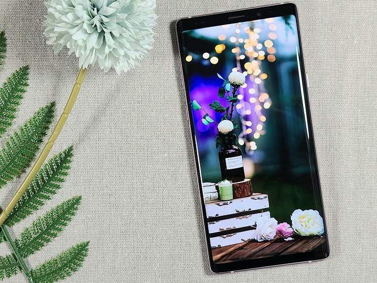 Màn hình hiển thị của Galaxy Note 9 xách tay Hàn Quốc