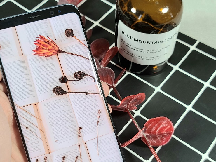Màn hình hiển thị của Galaxy S8 xách tay Hàn Quốc