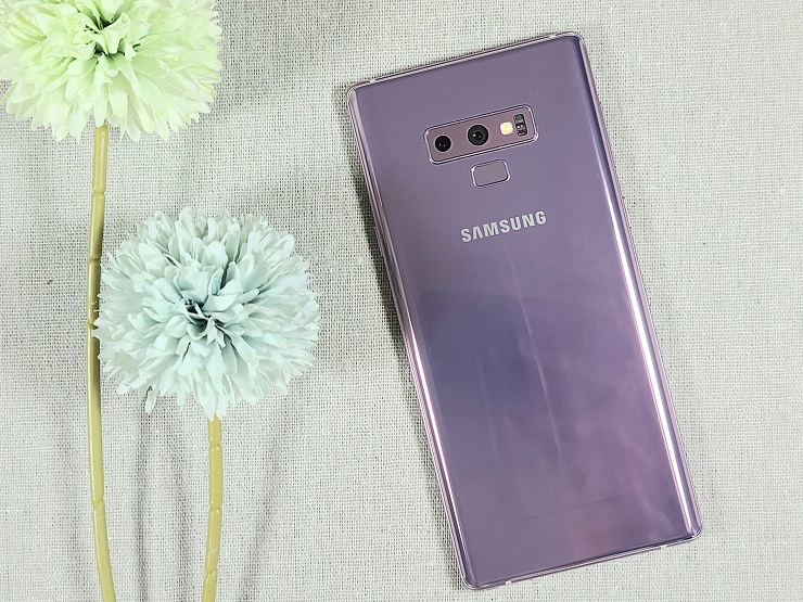 Mặt lưng của Galaxy Note 9 xách tay Hàn Quốc