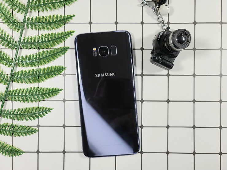 Mặt lưng của Galaxy S8 Plus quốc tế