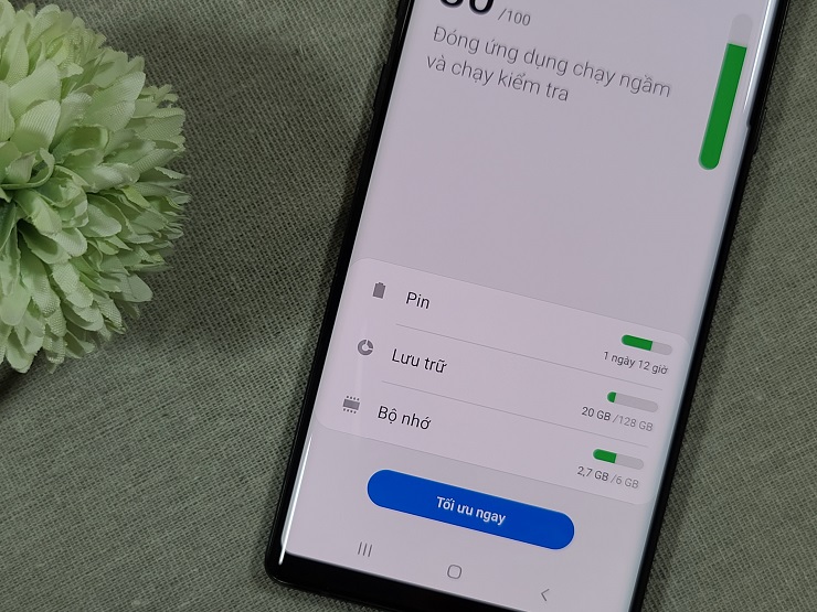RAM và bộ nhớ của Galaxy Note 9 xách tay Mỹ