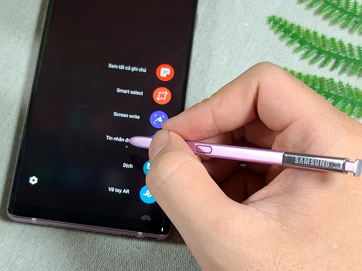 Tính năng của bút S-Pen trên Galaxy Note 9 xách tay Hàn Quốc