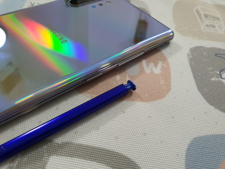 Thiet ke S-Pen cua Galaxy Note 10 Plus 5G xach tay Han Quoc