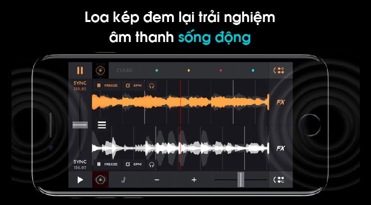 Loa kép trên iPhone 7 Quốc Tế