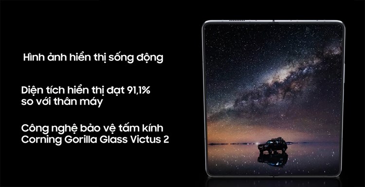 Samsung Galaxy Z Fold 5 5G 512GB chính hãng Việt Nam màn hình hiển thị.jpg